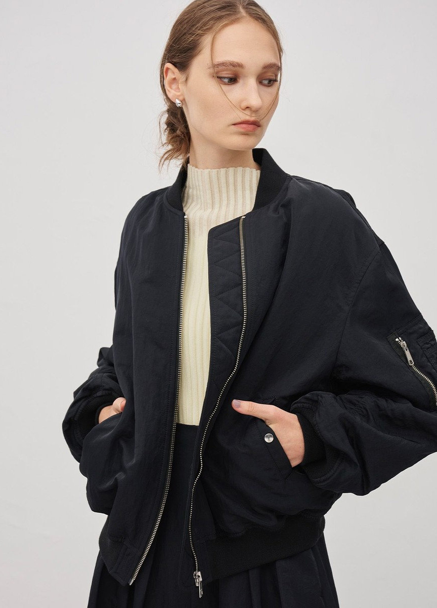 塔夫綢飛行外套